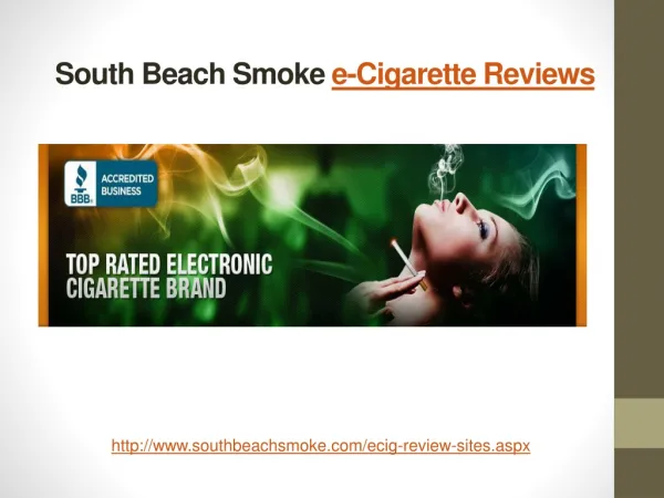 South Beach Smoke - e-Cigarette Reviews