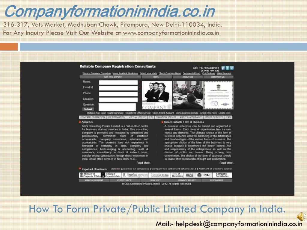 companyformationinindia co in 316 317 vats market