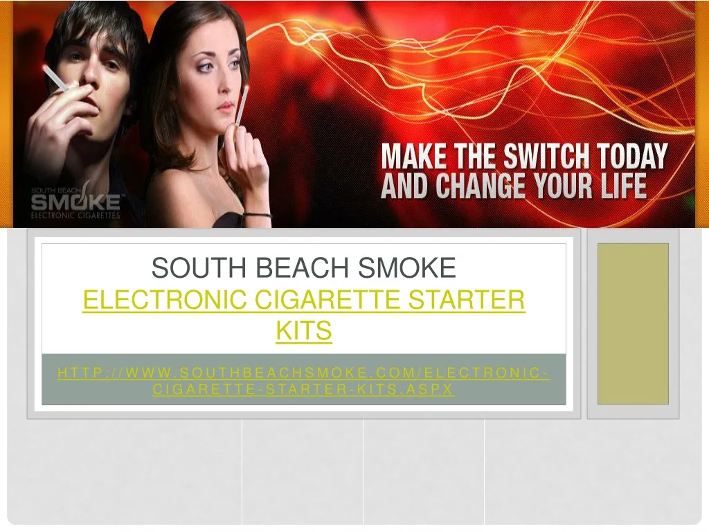 south beach smoke electronic cigarette starter kits