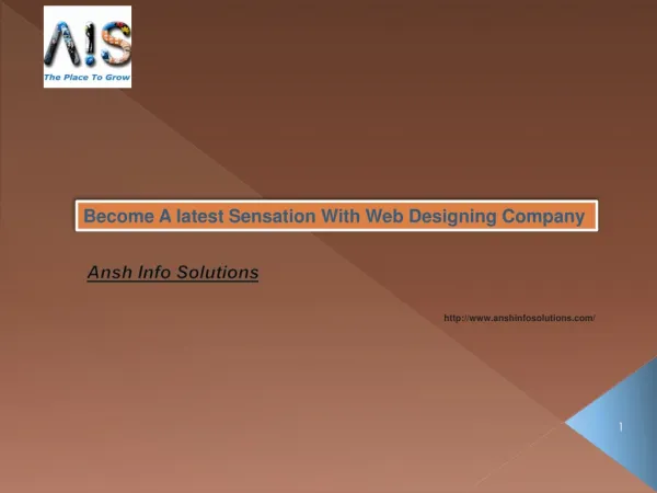 Become A latest Sensation With Web Designing Company