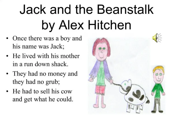 Jack and the Beanstalk by Alex Hitchen