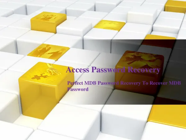 MDB Password Recovery Tool easily Recover lost MDB password