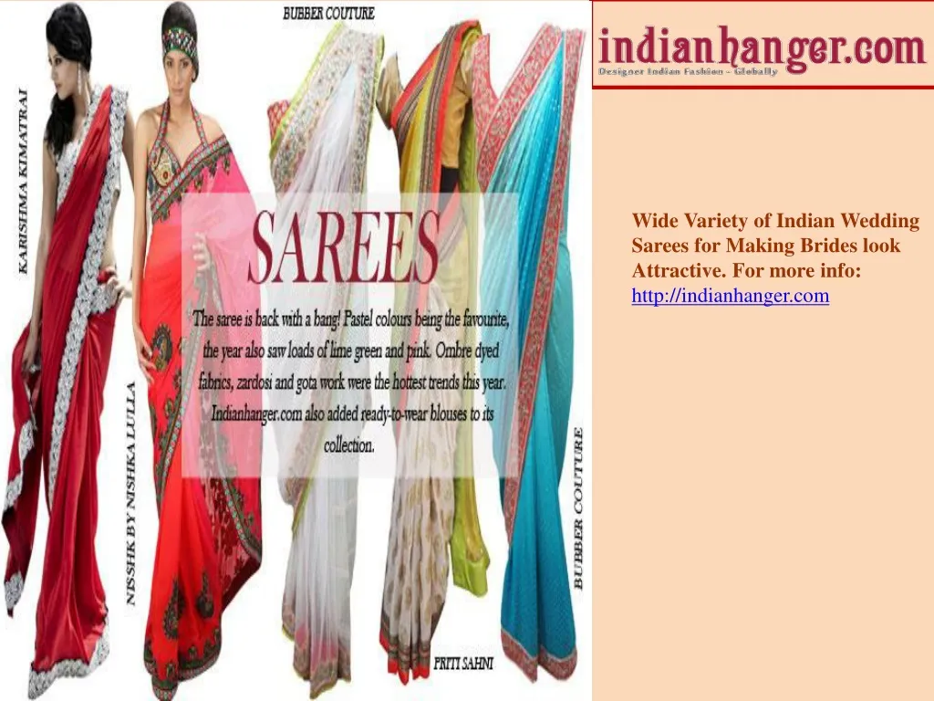 wide variety of indian wedding sarees for making