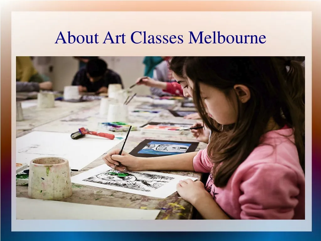 about art classes melbourne