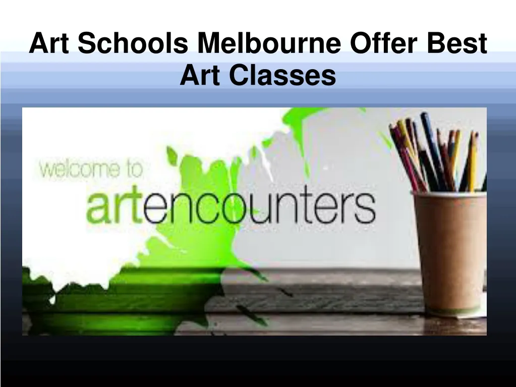 art schools melbourne offer best art classes