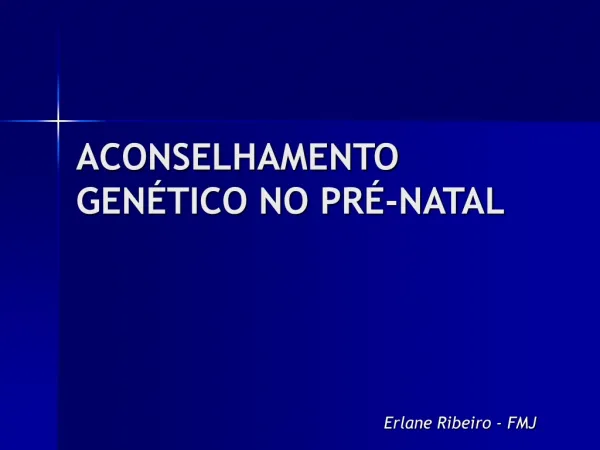 aconselhamento gen tico no pr natal