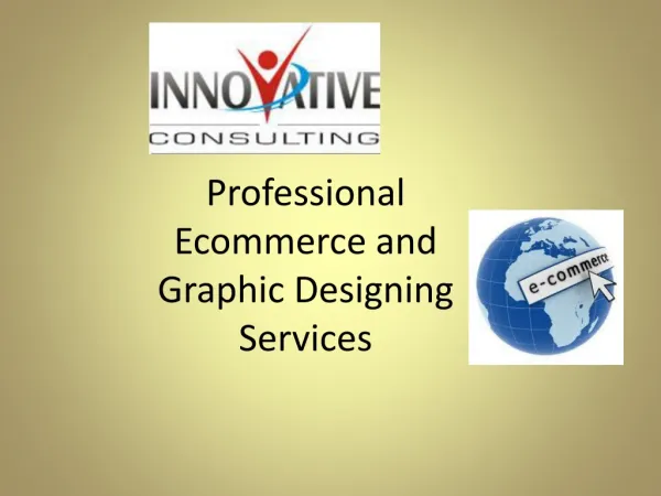 Professional Ecommerce and Web Designing Services