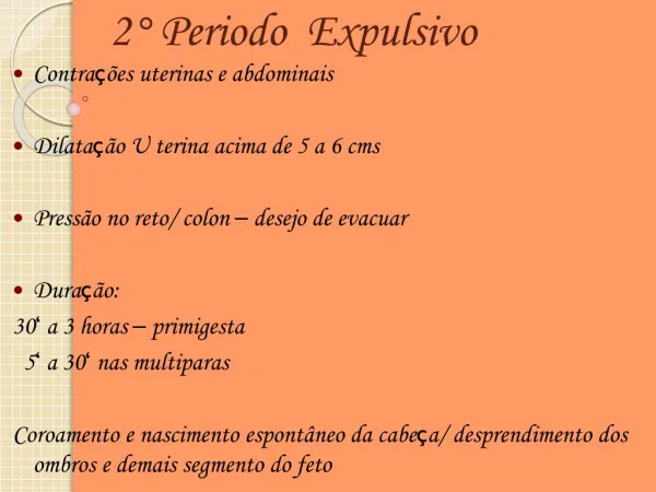 2 periodo expulsivo