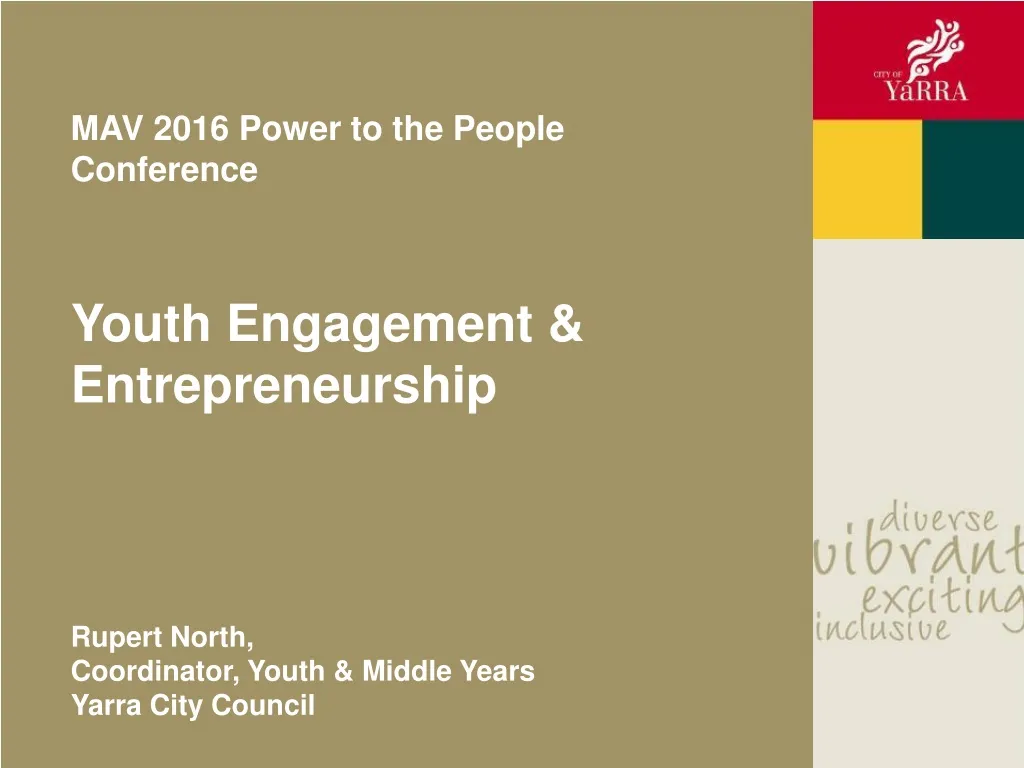 mav 2016 power to the people conference youth