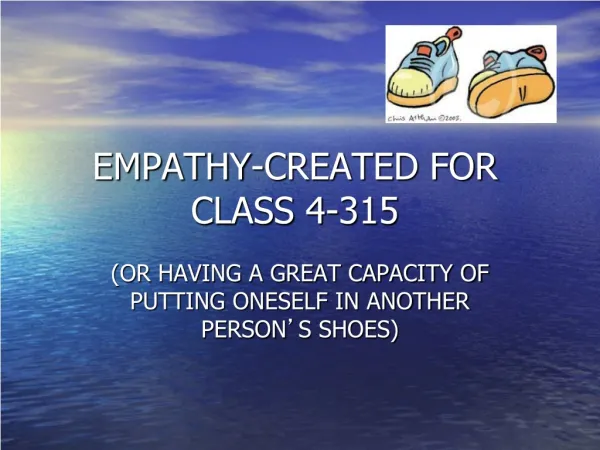 EMPATHY-CREATED FOR CLASS 4-315