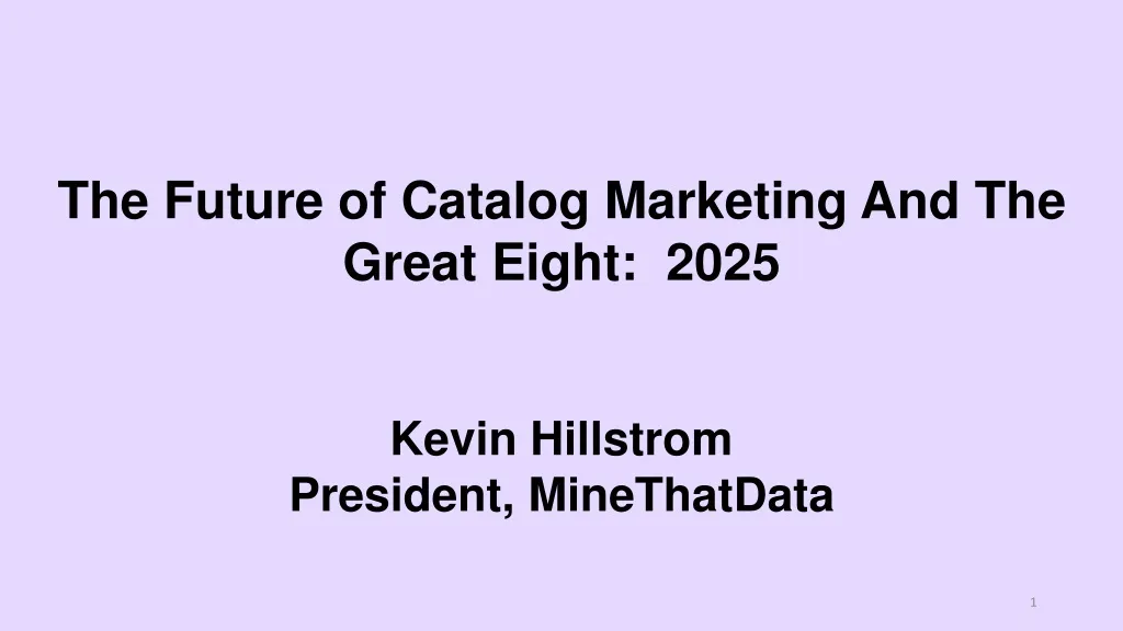 the future of catalog marketing and the great