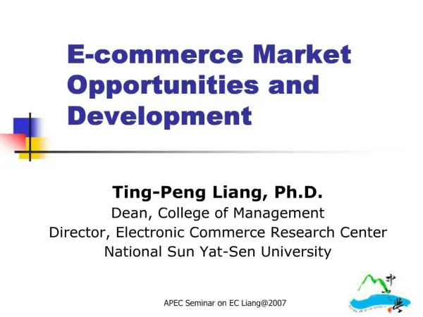 E-commerce Market Opportunities and Development