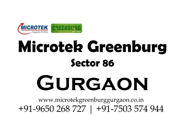 Greenburg Sector 86 Gurgaon Call 9650268727