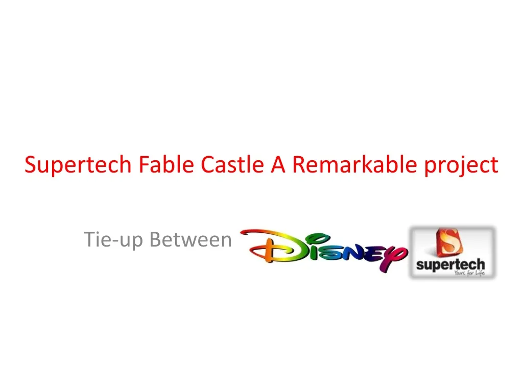 supertech fable castle a remarkable project