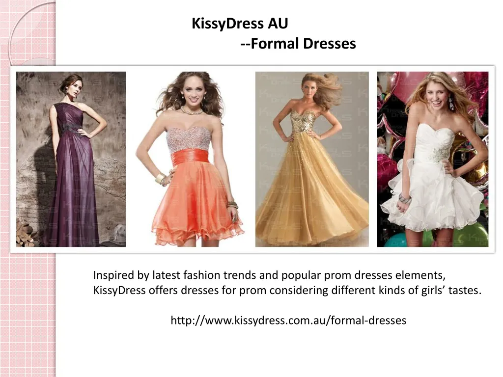 kissydress au formal dresses