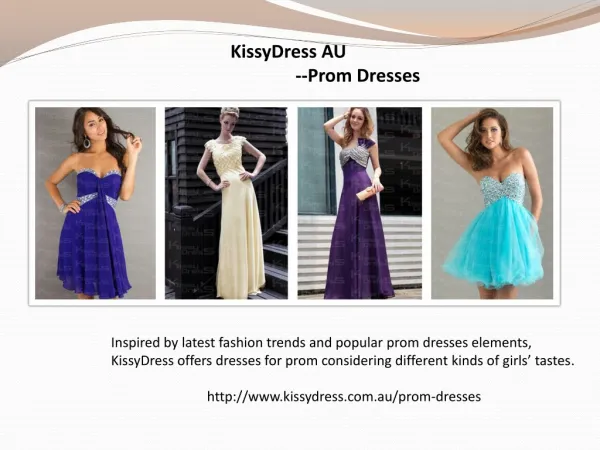 Perfect Prom Dress Provided On KissyDress Online Store