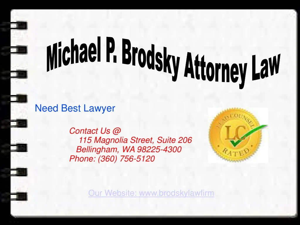 michael p brodsky attorney law