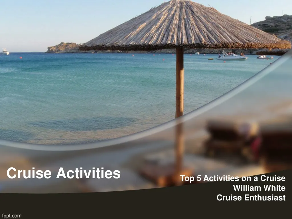 cruise activities