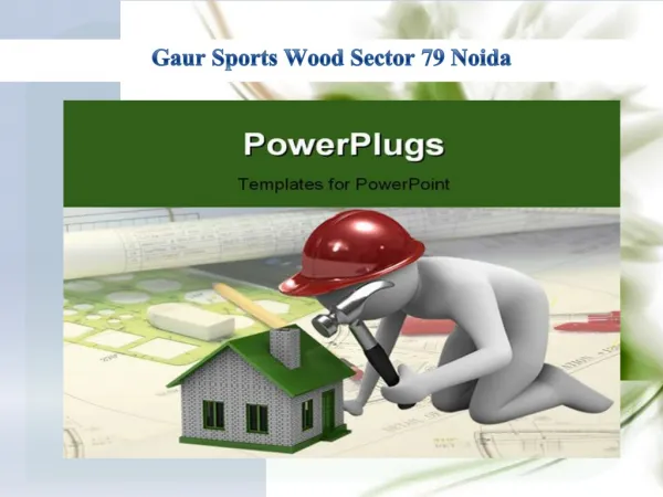 The Residential Apartment Gaur Sports Wood
