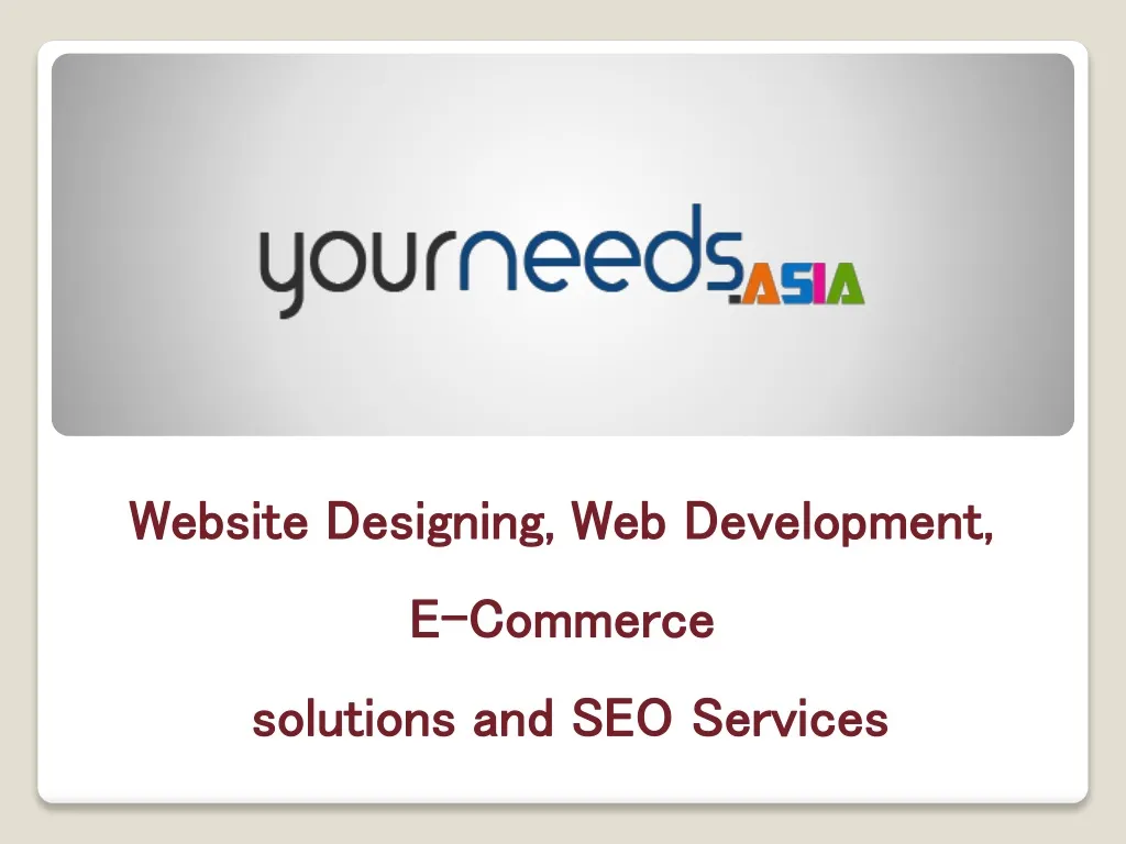 website designing web development e commerce
