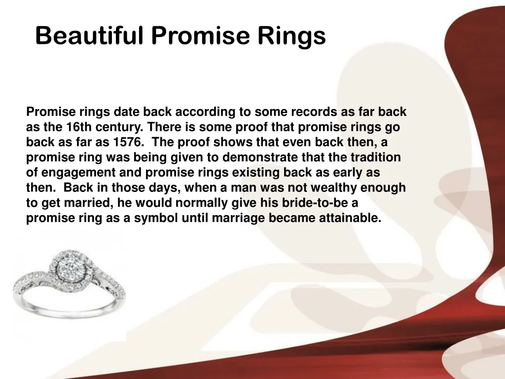 beautiful promise rings