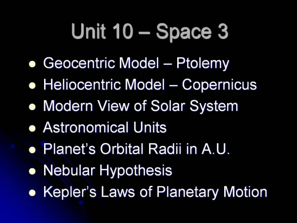 Unit 10 Space 3
