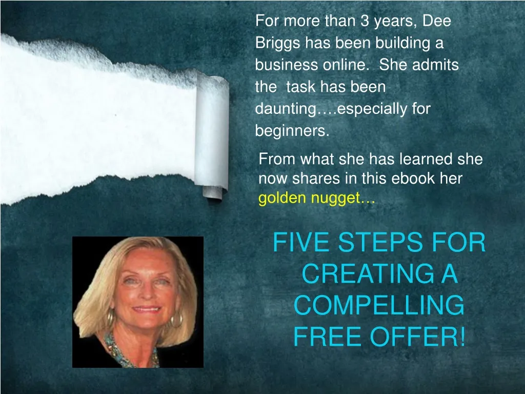 for more than 3 years dee briggs has been