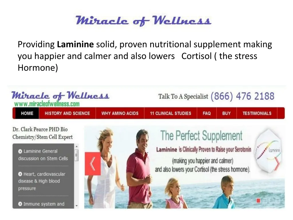 providing laminine solid proven nutritional