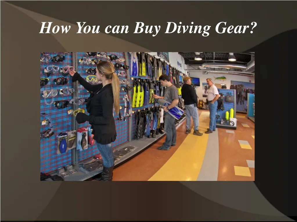 how you can buy diving gear