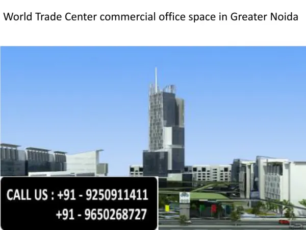 wtc greater noida commercial office spaces@9650268727