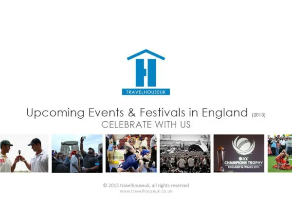 Upcoming Events and Festivals in England