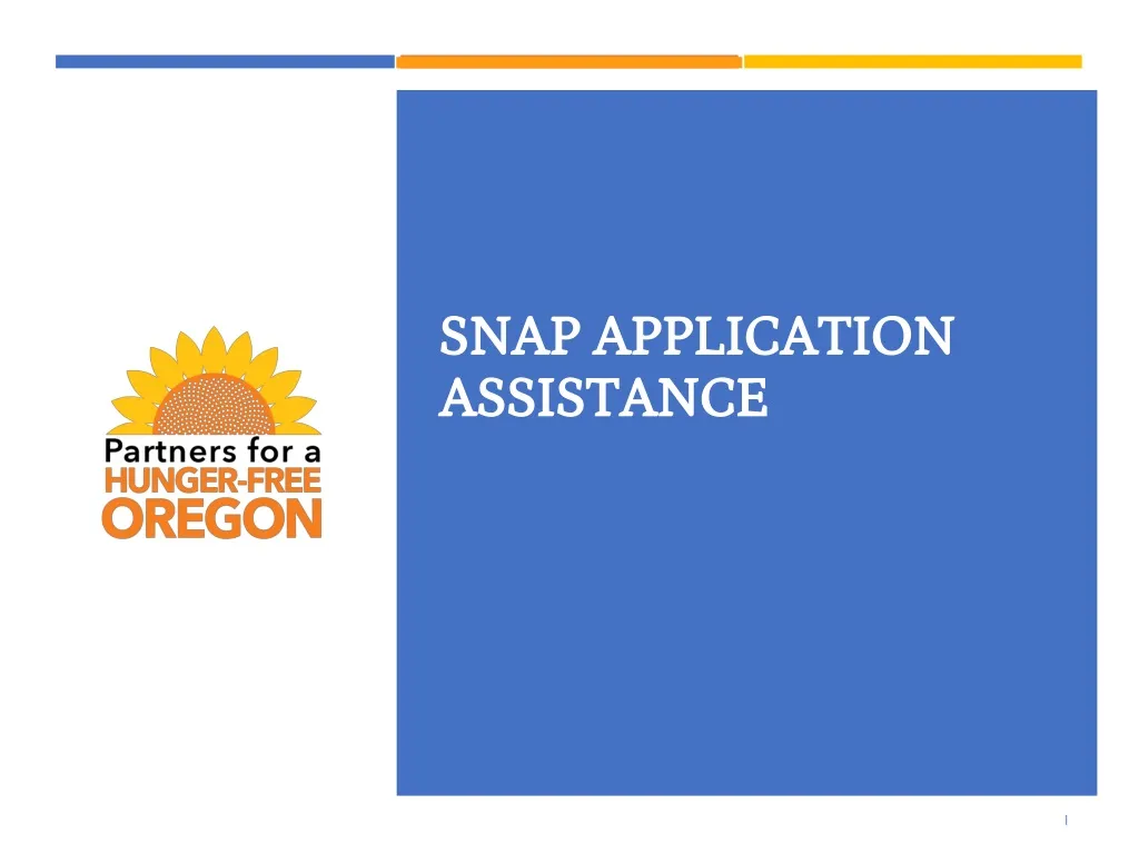 snap application assistance