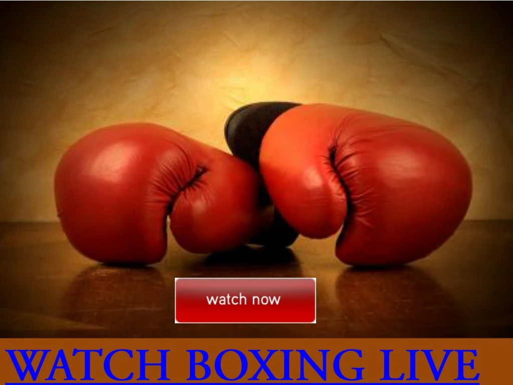 watch boxing live