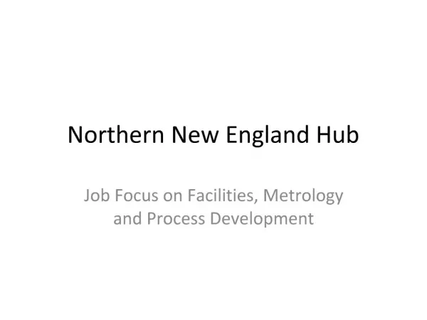 Northern New England Hub