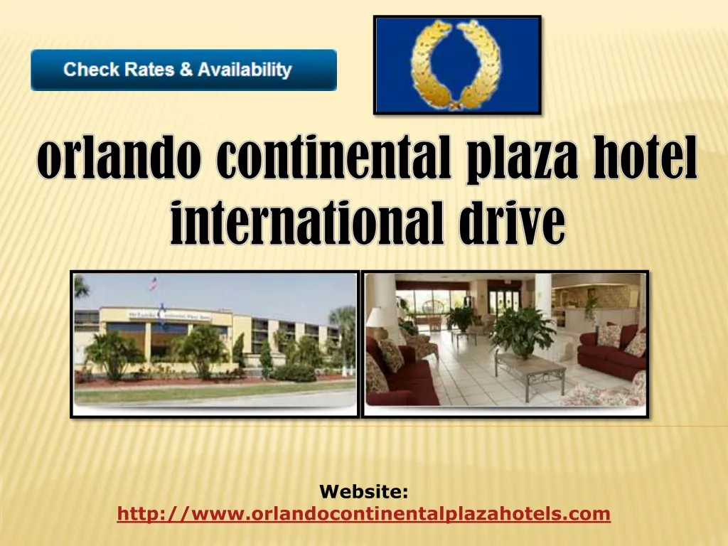 orlando continental plaza hotel international