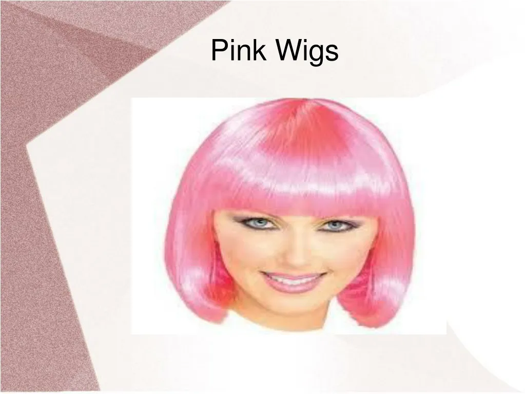 pink wigs
