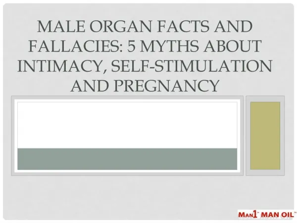 Male Organ Facts and Fallacies
