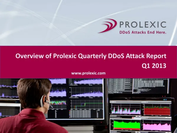 Prolexic Quarterly DDoS Attack Report Q1 2013