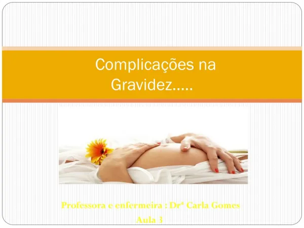 complica es na gravidez