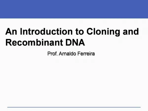13.1 What Are Clones