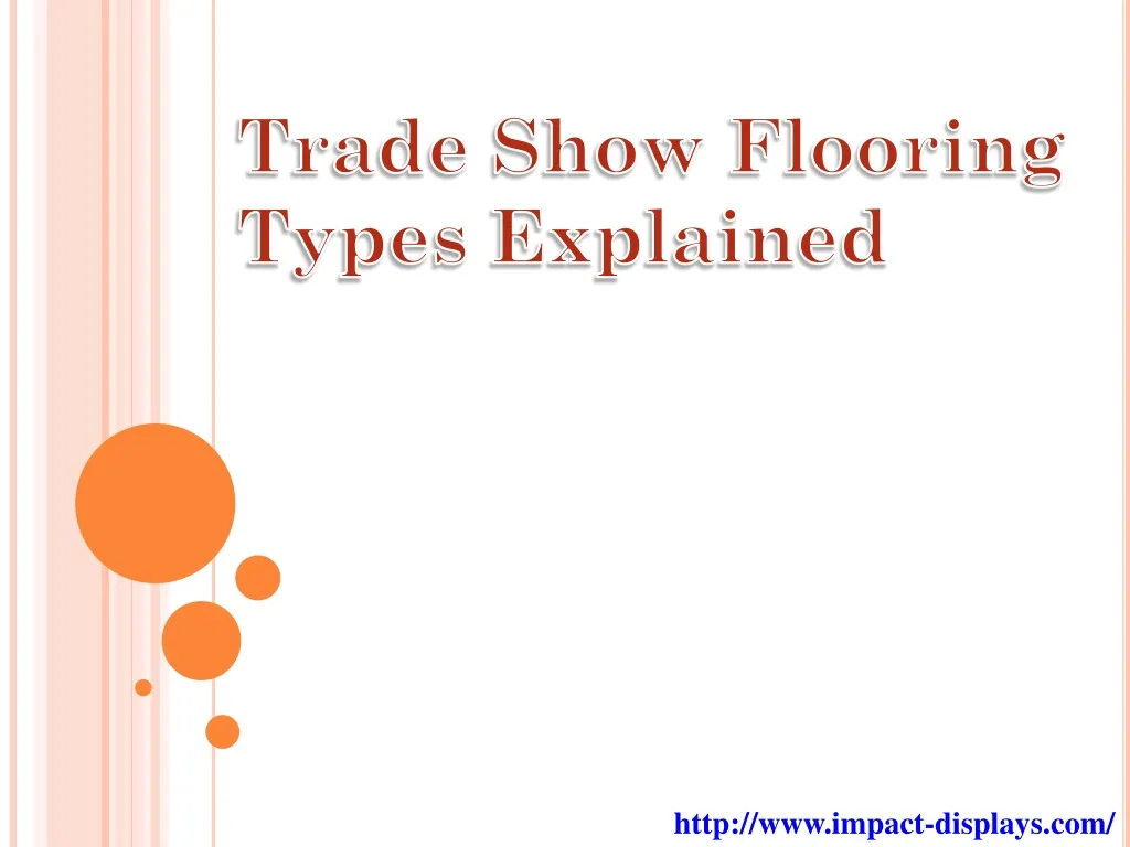 trade show flooring types explained