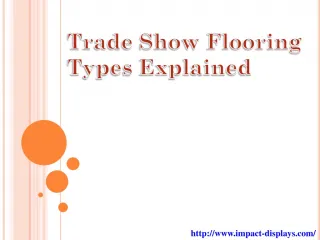 Trade Show Flooring Types Explained - slide 1