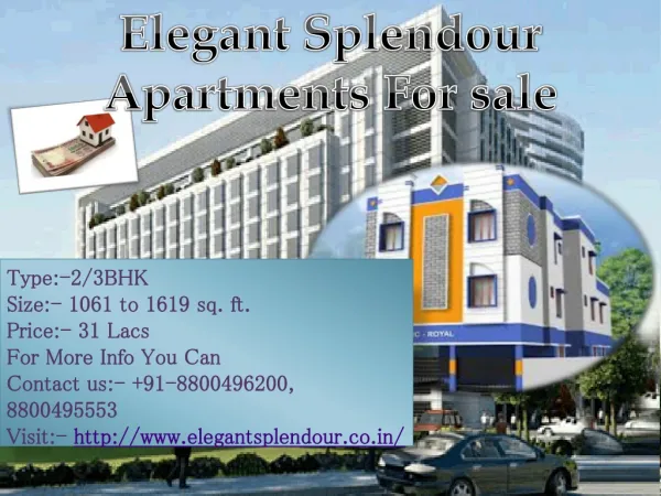 Get Best Elegant splendor Apartments in Greater Noida