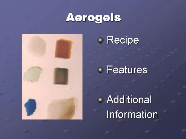 Aerogels