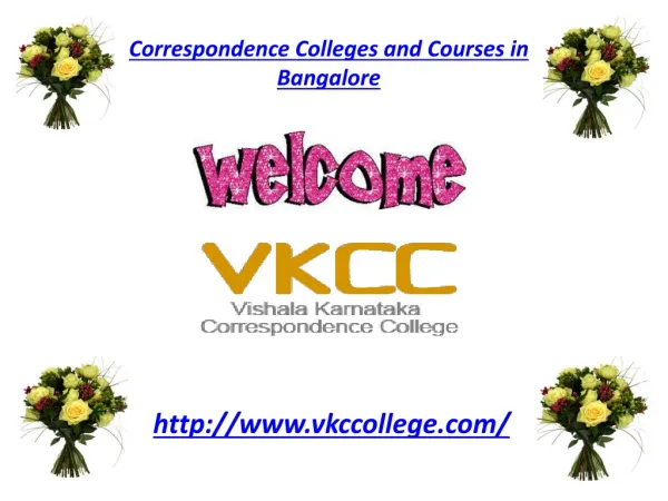 Corresponding Colleges and Courses in Bangalore
