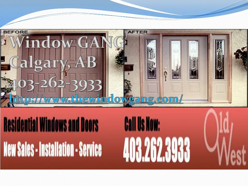 window gang calgary ab 403 262 3933 http