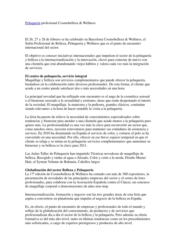 peluquer a profesional cosmobelleza wellness