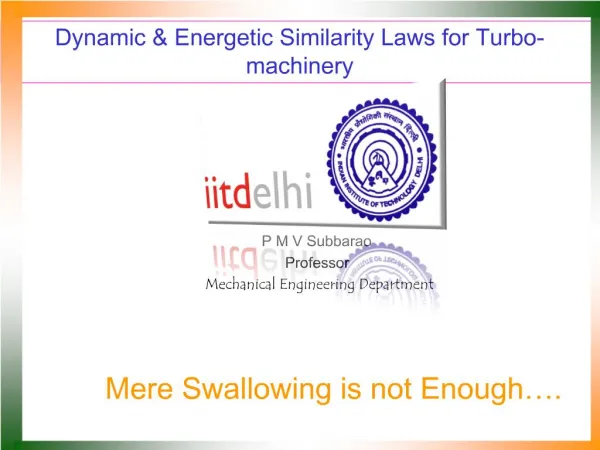 Three Dimensional Flow Activities in A Turbo-Machinery