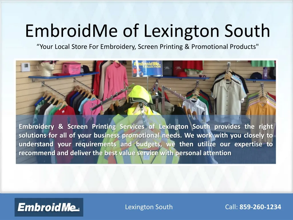 embroidme of lexington south your local s tore