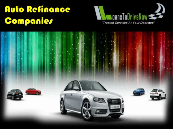 Which Are The Car Refinance Companies With Low Interest Rate